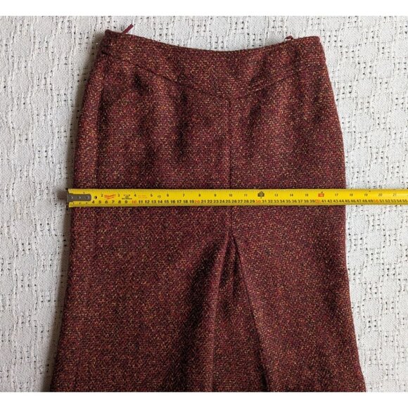 Max Mara Halt Renfrew Women's Wool Skirt Size 4 US Made in Italy - Picture 5 of 6